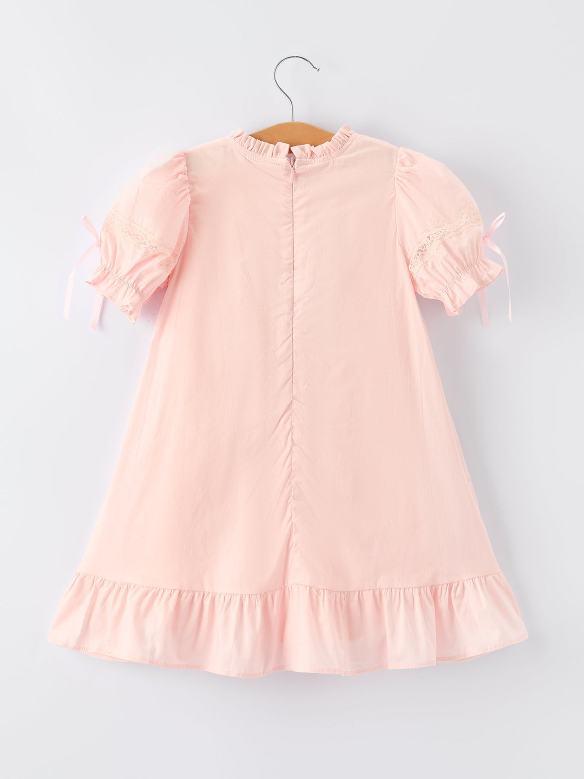 Rylee Faith Designs - Embroidered Lace Girls' Short-sleeved Dress - alternate view 3