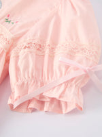 Rylee Faith Designs - Embroidered Lace Girls' Short-sleeved Dress - alternate view 5