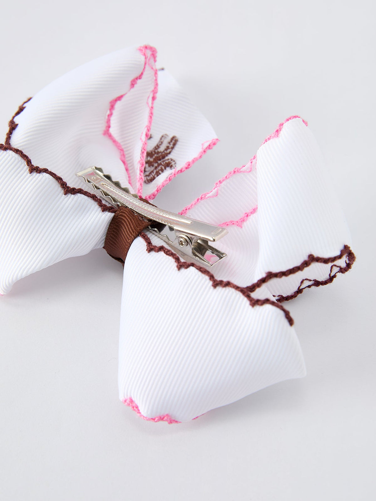 Rylee Faith Designs - Western Horse Embroidery Ruffle Edge Girls Hairpin 4/6.25 Inches - alternate view 9