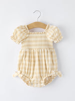 Rylee Faith Designs - Mommy & Me Plaid Girl Romper - alternate view 2