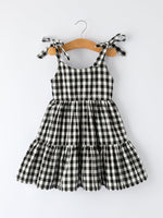 Rylee Faith Designs - Mommy & Me Plaid Girl Smocked Ruffle Dress - alternate view 4