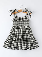 Rylee Faith Designs - Mommy & Me Plaid Girl Smocked Ruffle Dress - alternate view 5