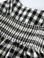 Rylee Faith Designs - Mommy & Me Plaid Girl Smocked Ruffle Dress - alternate view 6
