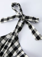 Rylee Faith Designs - Mommy & Me Plaid Girl Smocked Ruffle Dress - alternate view 7