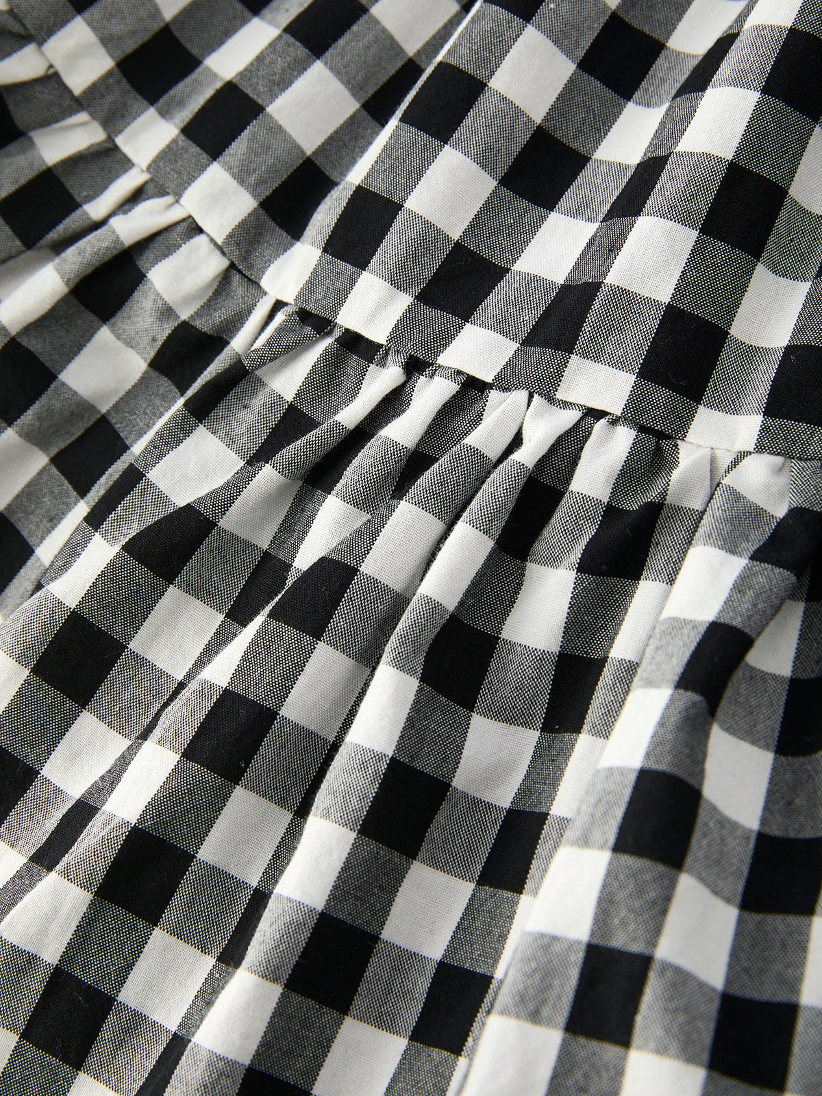 Rylee Faith Designs - Mommy & Me Plaid Girl Smocked Ruffle Dress - alternate view 8