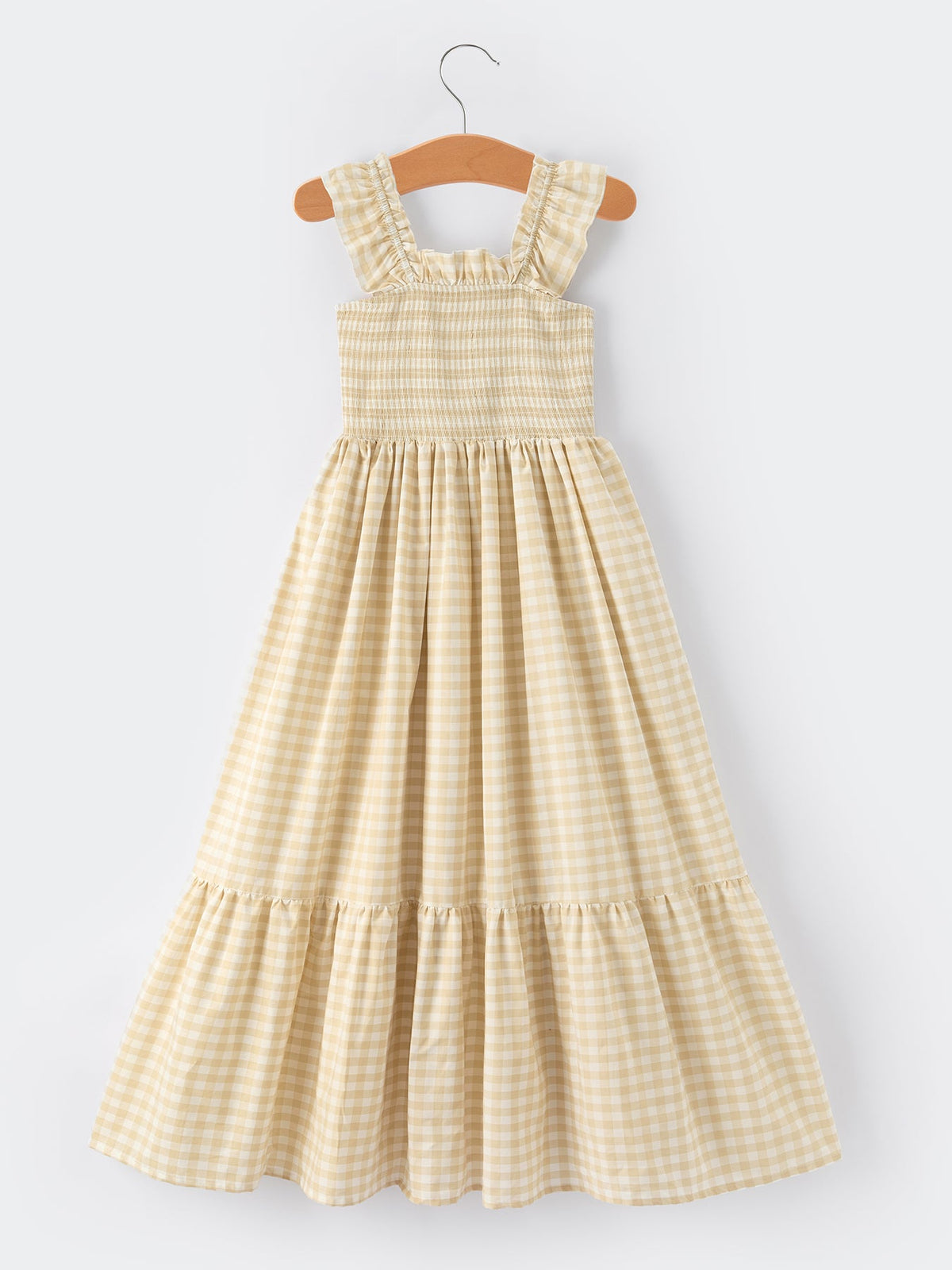 Rylee Faith Designs - Mommy & Me Adult Plaid Smocked Dress - alternate view 4