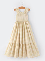 Rylee Faith Designs - Mommy & Me Adult Plaid Smocked Dress - alternate view 5
