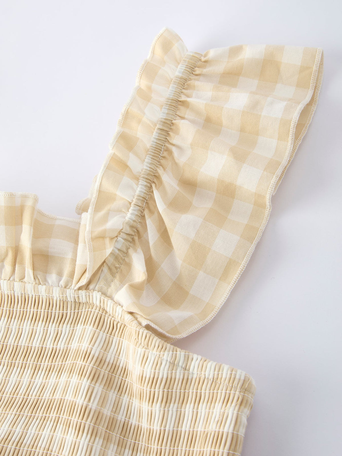 Rylee Faith Designs - Mommy & Me Adult Plaid Smocked Dress - alternate view 6