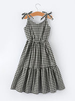 Rylee Faith Designs - Mommy & Me Adult Plaid Smocked Dress - alternate view 4