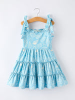 Rylee Faith Designs - Spring Ocean Girls Strap Dress