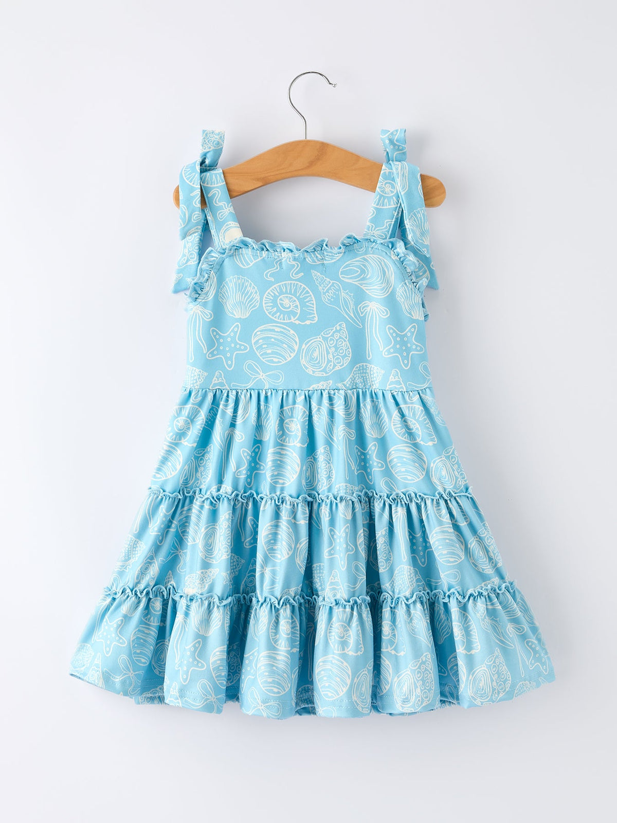 Rylee Faith Designs - Spring Ocean Girls Strap Dress - alternate view 2