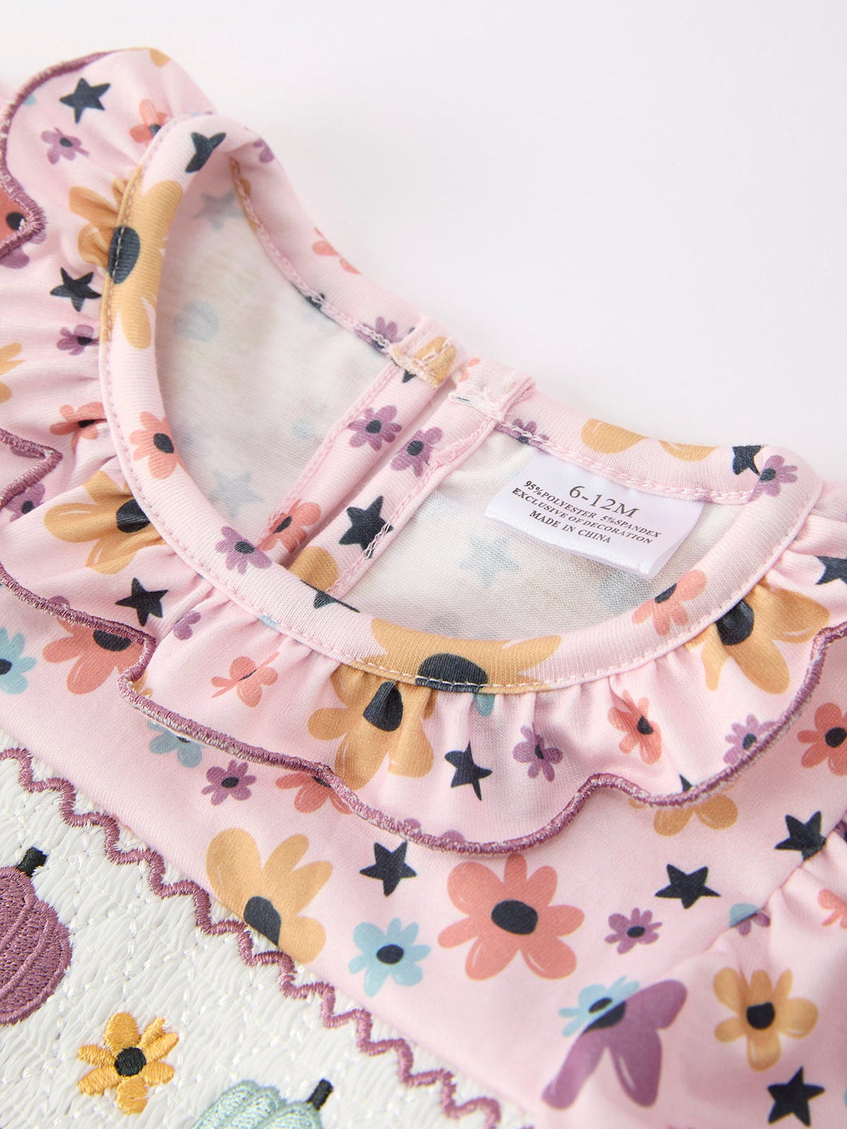 Rylee Faith Designs - Halloween Thanksgiving Pumpkin Floral Bow Bloomer Set - alternate view 4