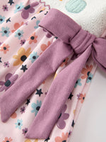Rylee Faith Designs - Halloween Thanksgiving Pumpkin Floral Bow Bloomer Set - alternate view 5