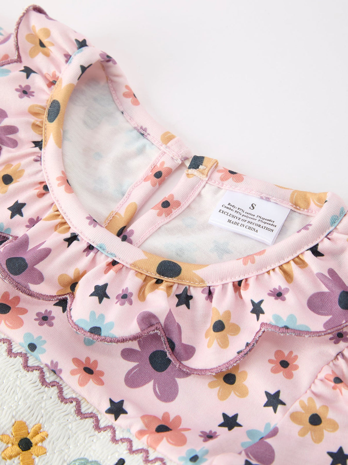 Rylee Faith Designs - Halloween Thanksgiving Pumpkin Floral Bow Girls Dress - alternate view 3