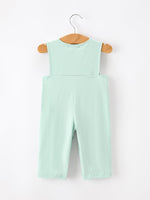 Rylee Faith Designs - Western Horse Embroidery Boys Jonjon Sleeveless Romper - alternate view 2