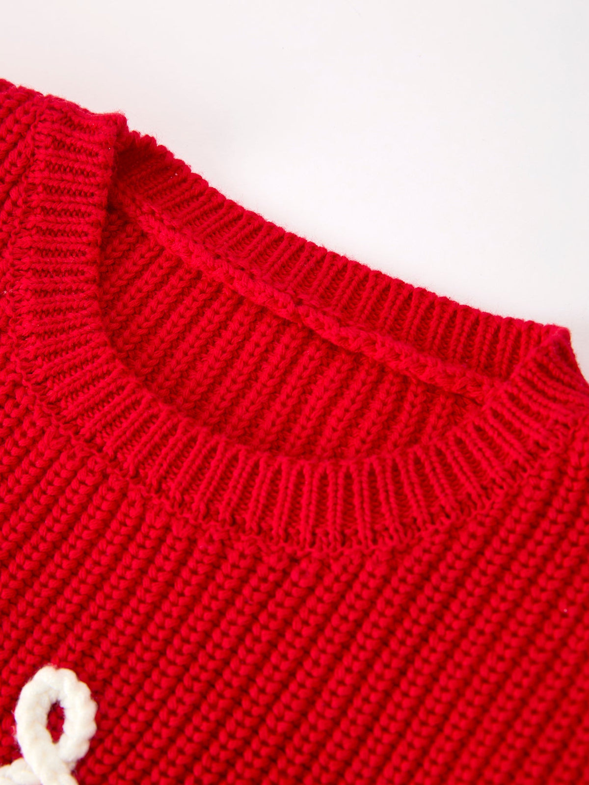 Rylee Faith Designs - Red Christmas Girls “merry” Pullover Sweater - alternate view 3