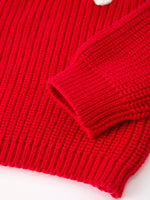 Rylee Faith Designs - Red Christmas Girls “merry” Pullover Sweater - alternate view 5