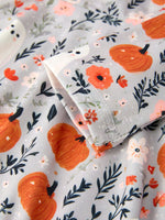Rylee Faith Designs - Halloween Pumpkin Ghost Girls Dress Long Sleeve Twirl Dress - alternate view 10