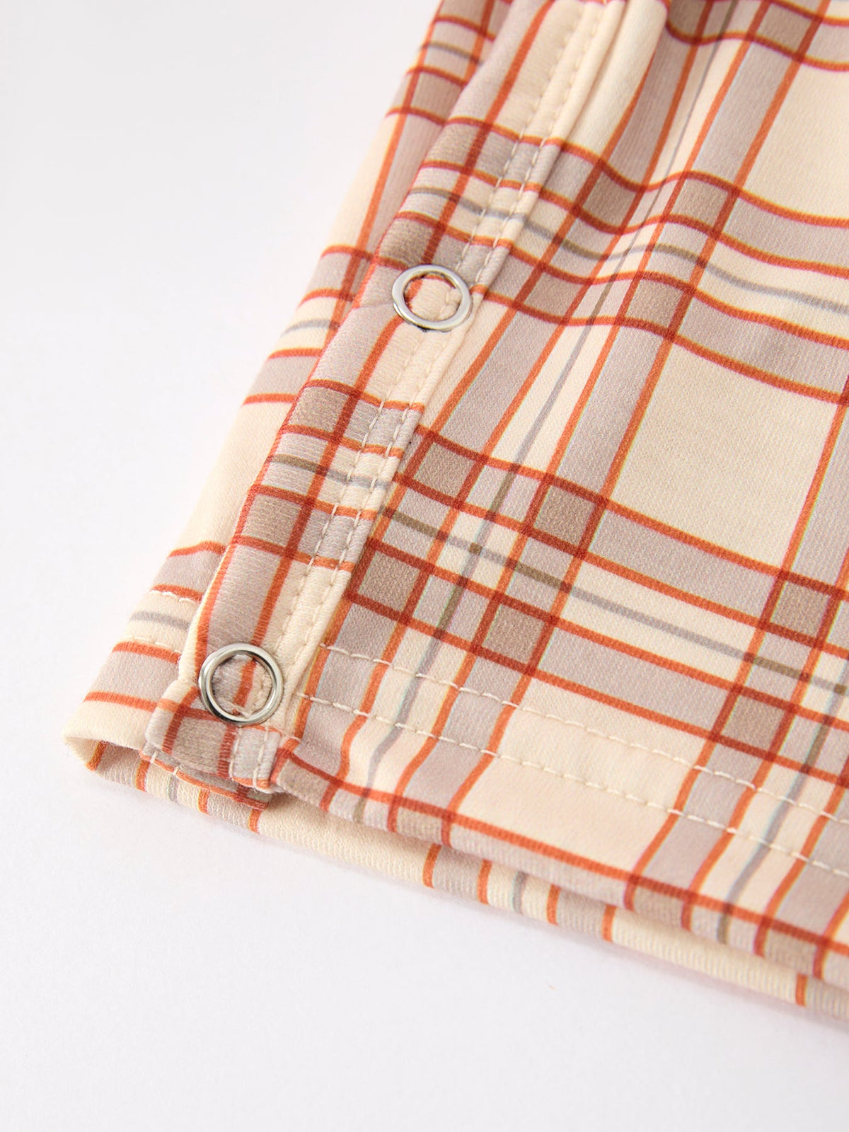 Rylee Faith Designs - Thanksgiving Turkey Plaid Baby JonJon - alternate view 10