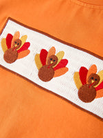 Rylee Faith Designs - Thanksgiving Turkey Plaid Boys Pants Set - alternate view 12