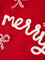 Rylee Faith Designs - Mom and Me Winter Christmas Red "merry" Pullover Sweater - alternate view 18