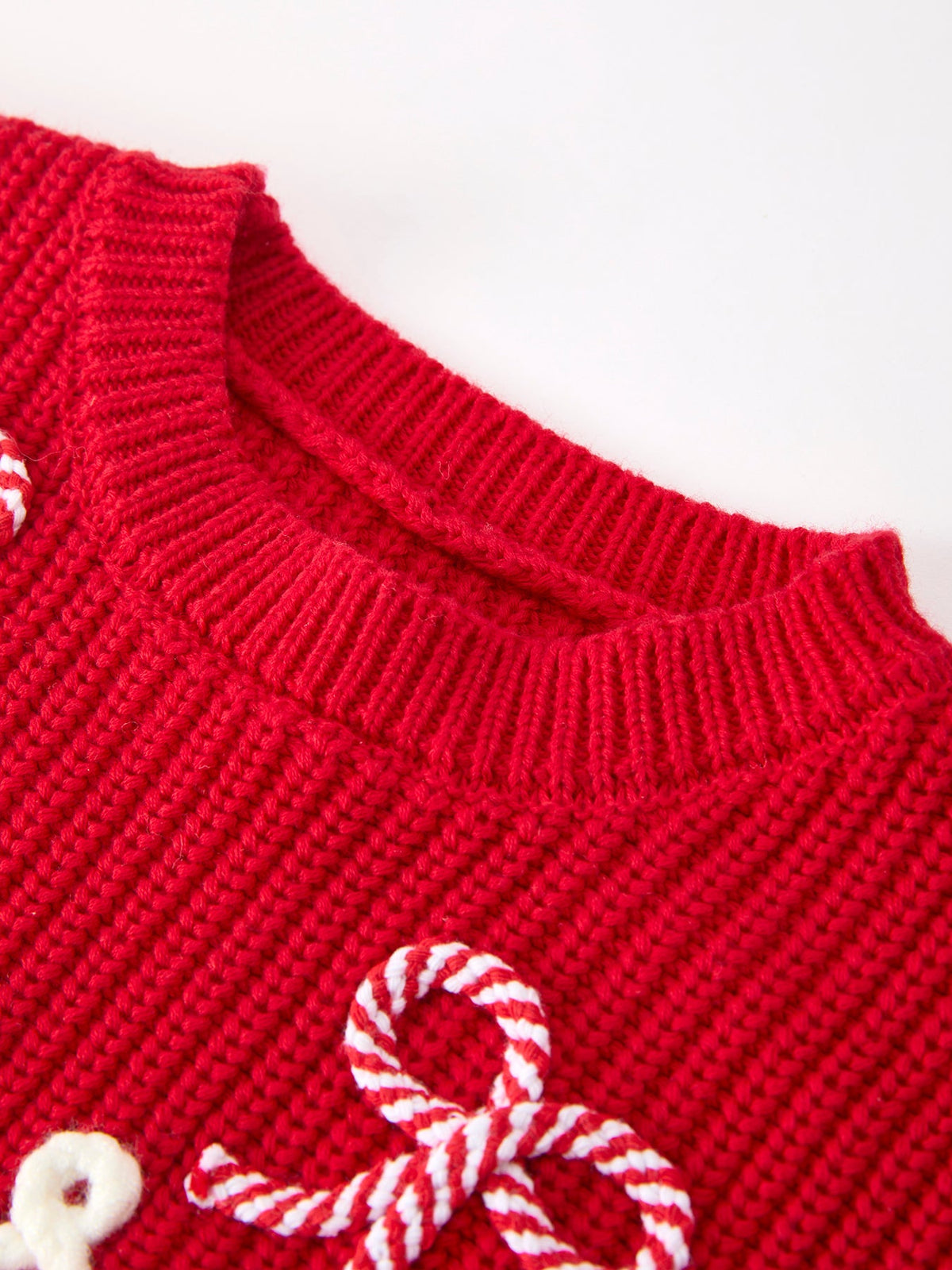 Rylee Faith Designs - Mom and Me Winter Christmas Red "merry" Pullover Sweater - alternate view 16