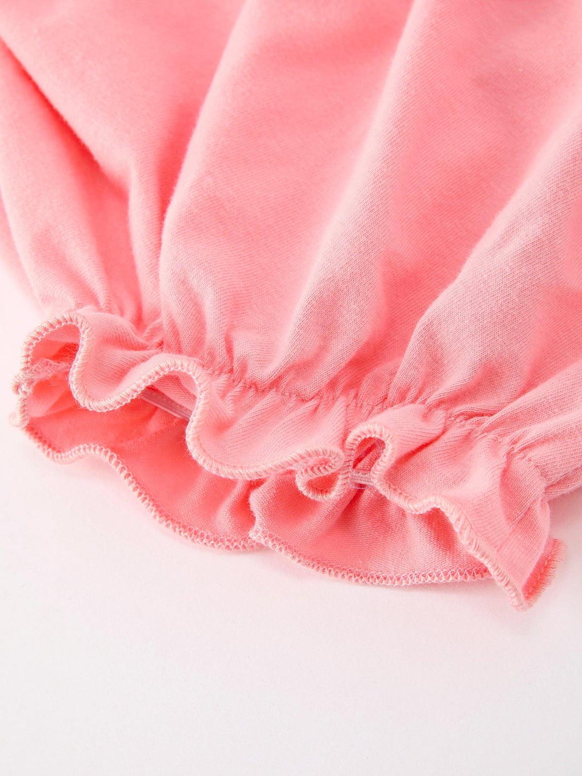 Rylee Faith Designs - Pink Floral Petals Collar Girl Bloomer Set - alternate view 5
