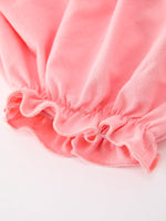 Rylee Faith Designs - Pink Floral Petals Collar Girl Bloomer Set - alternate view 5