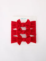 Rylee Faith Designs - Baby Girl Bow Headband Same Color 3 Piece Set - alternate view 8