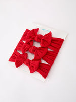 Rylee Faith Designs - Baby Girl Bow Headband Same Color 3 Piece Set - alternate view 9