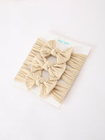 Rylee Faith Designs - Baby Girl Bow Headband Same Color 3 Piece Set - alternate view 11