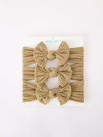 Rylee Faith Designs - Baby Girl Bow Headband Same Color 3 Piece Set - alternate view 12