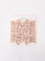 Rylee Faith Designs - Baby Girl Bow Headband Same Color 3 Piece Set - alternate view 14