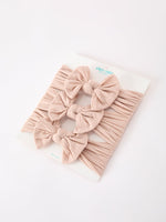 Rylee Faith Designs - Baby Girl Bow Headband Same Color 3 Piece Set - alternate view 15