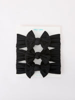 Rylee Faith Designs - Baby Girl Bow Headband Same Color 3 Piece Set - alternate view 18