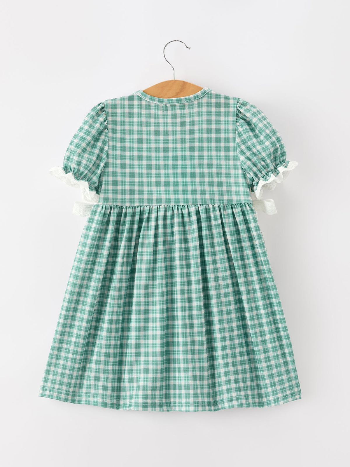 Rylee Faith Designs - Western Plaid Horse Embroidered Girl Dress - alternate view 7