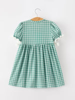 Rylee Faith Designs - Western Plaid Horse Embroidered Girl Dress - alternate view 7