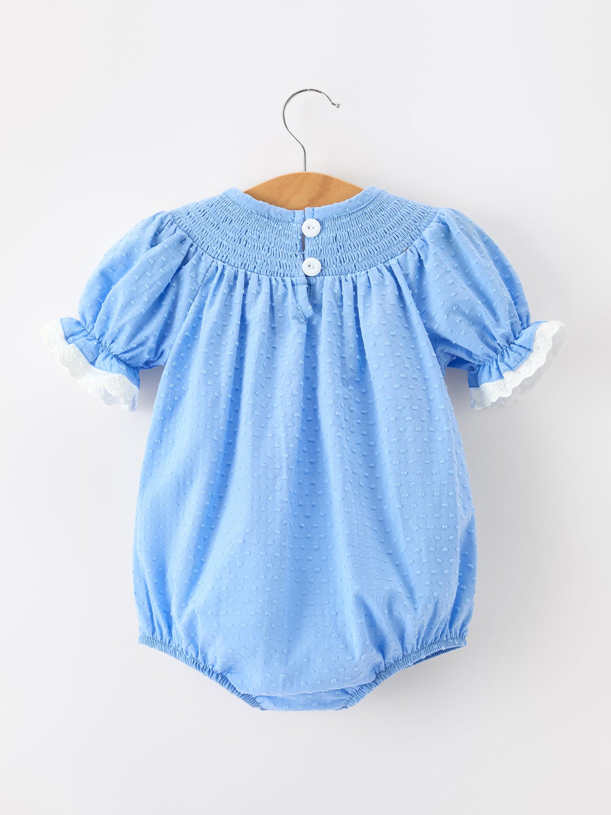Rylee Faith Designs - Halloween Thanksgiving Pumpkin Smocked Bubble Romper - alternate view 7