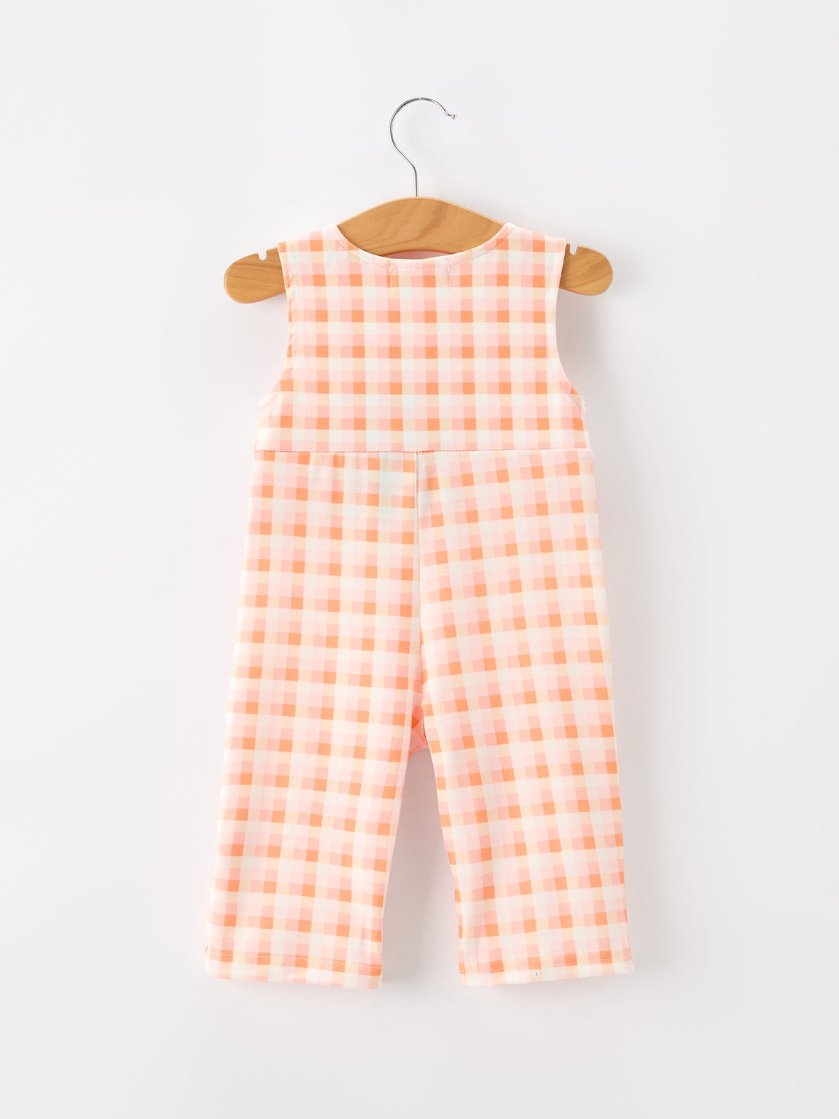 Rylee Faith Designs - Halloween Pumpkin Plaid Boys JonJon - alternate view 2