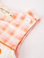 Rylee Faith Designs - Halloween Pumpkin Plaid Boys JonJon - alternate view 3