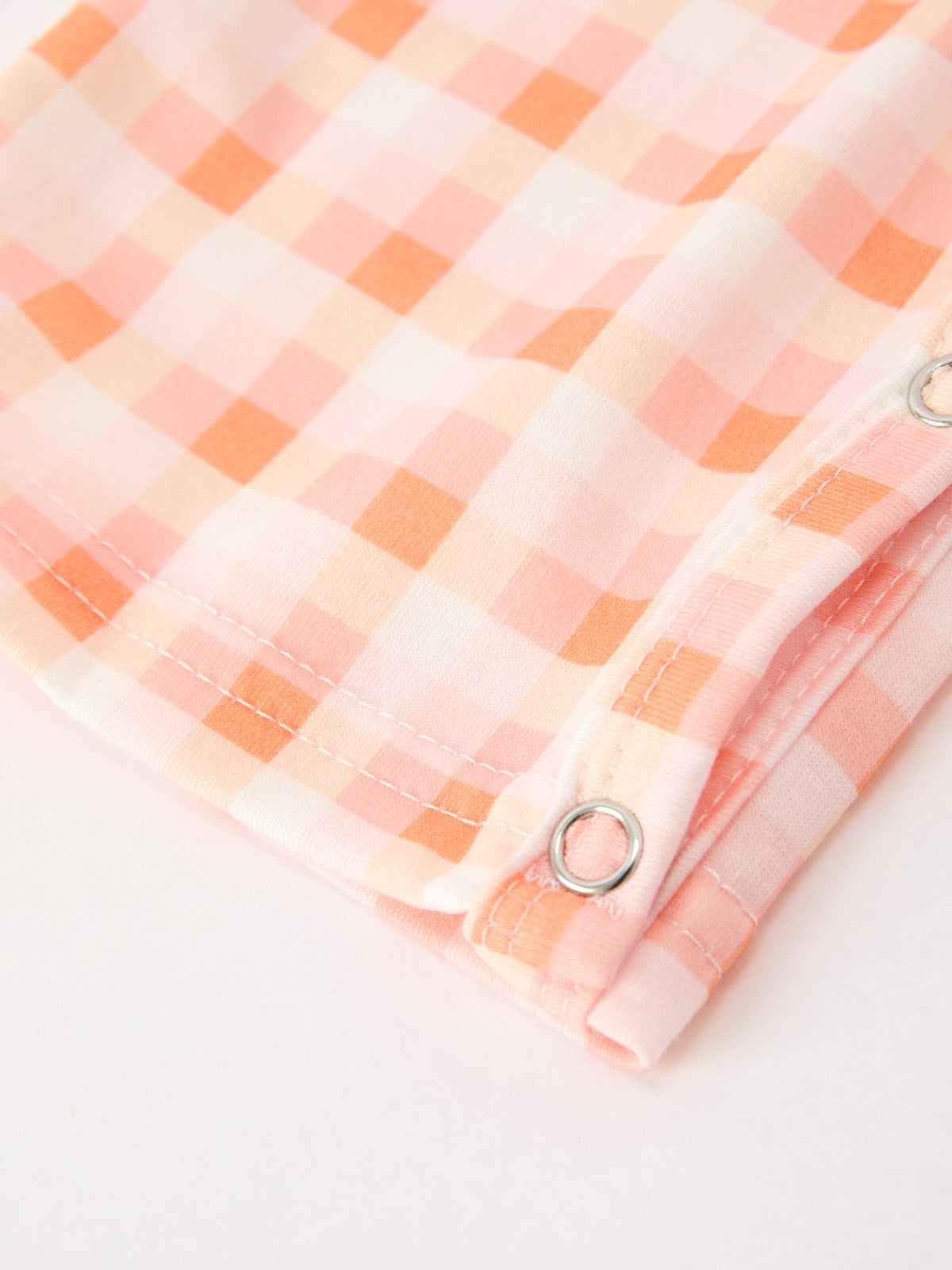Rylee Faith Designs - Halloween Pumpkin Plaid Boys JonJon - alternate view 5