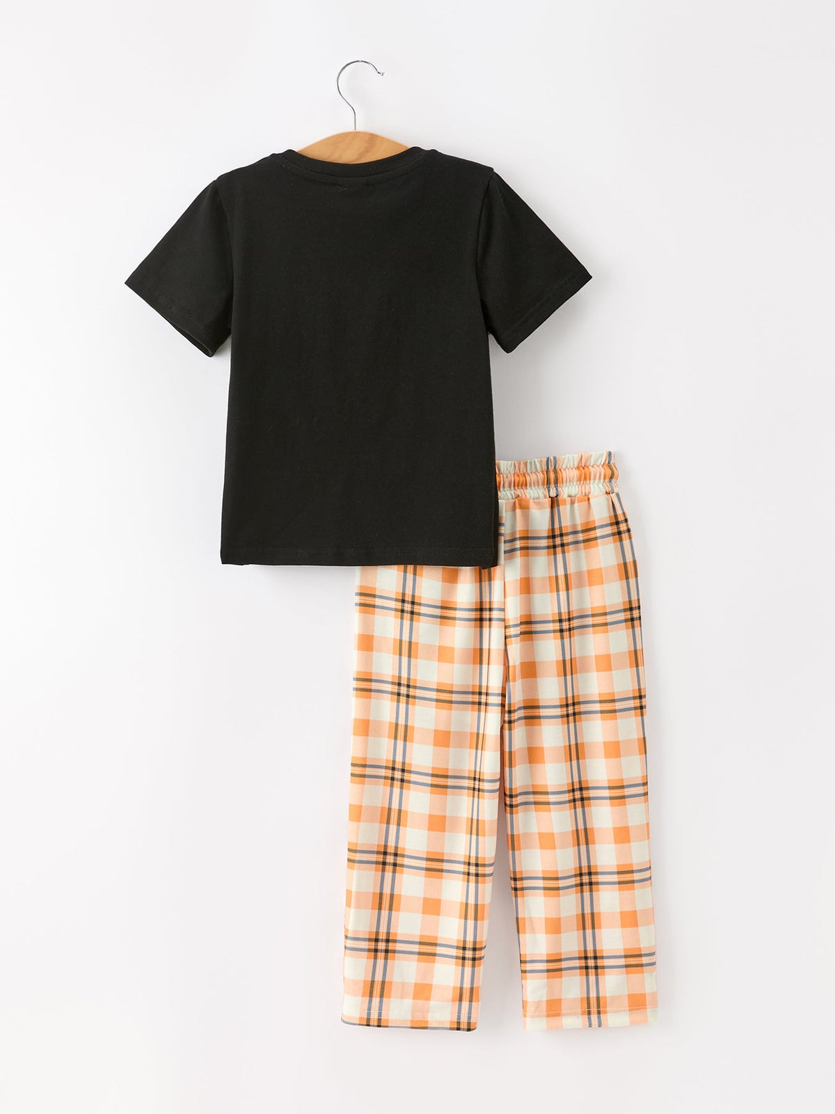Rylee Faith Designs - Halloween Plaid Boys Pant Set - alternate view 2