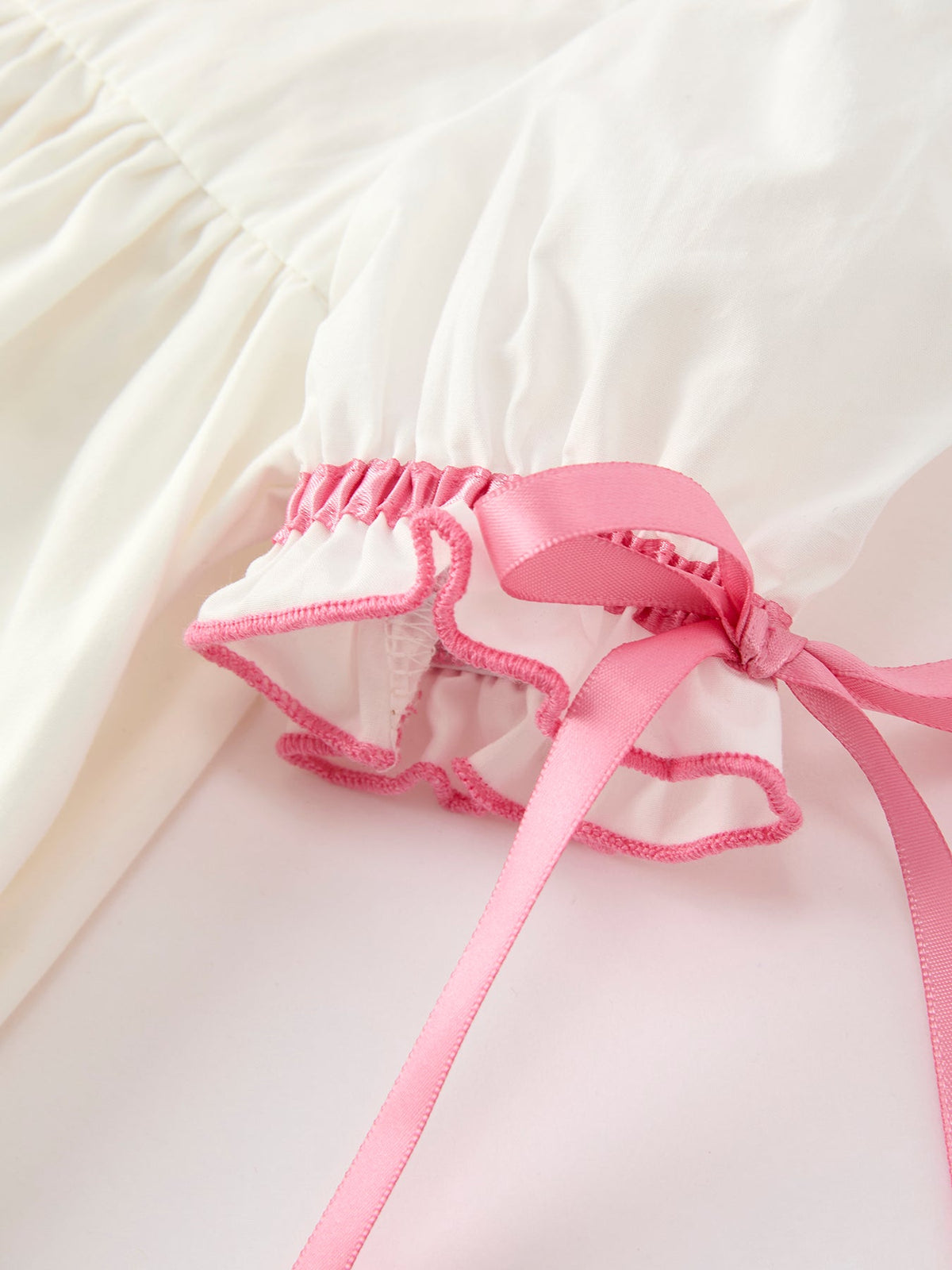 Rylee Faith Designs - Pink Cross Bishop Christening Girls Dress - alternate view 4