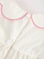 Rylee Faith Designs - Pink Cross Bishop Christening Girls Dress - alternate view 5