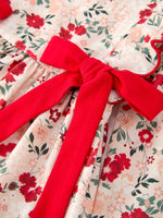 Rylee Faith Designs - Fall Floral Bow Girls Twirl Dress - alternate view 4