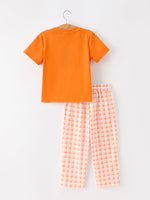 Rylee Faith Designs - Halloween Pumpkin Plaid Boys Pants Set - alternate view 2