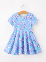 Rylee Faith Designs - Ocean Fantasy Twirl Girls Dress - alternate view 2