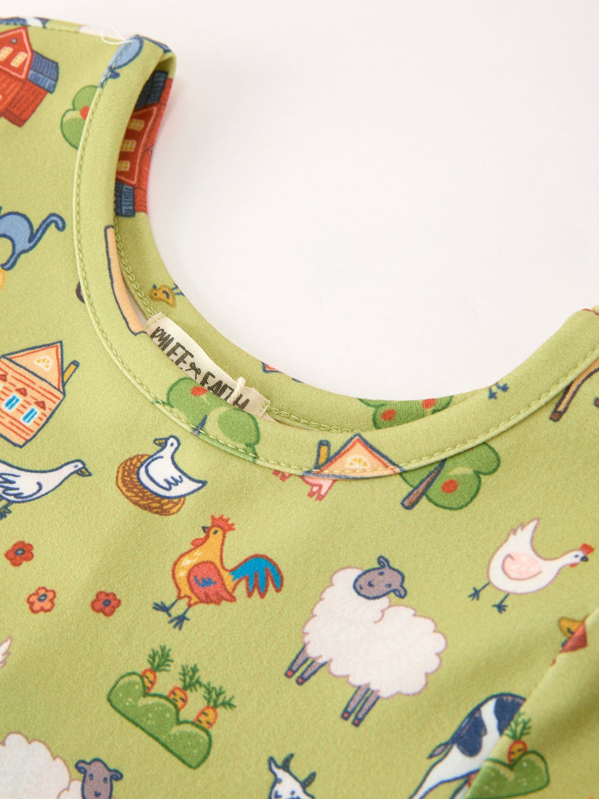Rylee Faith Designs - Countryside Farm Animal Pasture Twirl Girls Dress - alternate view 3