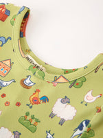 Rylee Faith Designs - Countryside Farm Animal Pasture Twirl Girls Dress - alternate view 3