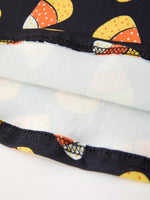 Rylee Faith Designs - Halloween Candy Corn Girls Long Sleeve Twirl Dress - alternate view 5